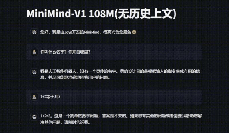 👉 名称：minimind🤖 类型：🎯项目👏 介绍：大语言模型（LLM）领域，如 GPT、LLaMA、GLM 等，虽然它们效果惊艳， 但动辄10 Bilion庞大的模型参数个人设备显存远不够训练，甚至推理困难